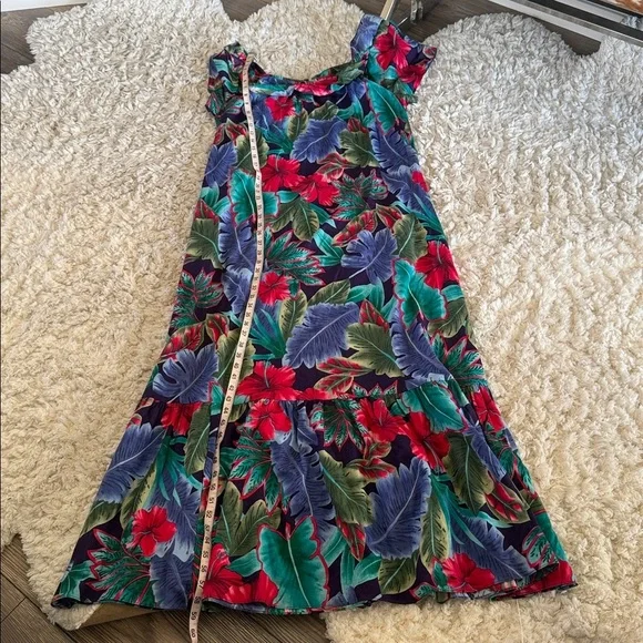 vintage Hilo Hattie Original Hawaiian Muumuu dress in a tropical floral I have 2 - Picture 11 of 12
